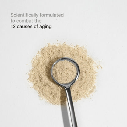 NOVOS Core Longevity Mix, Anti-Aging Supplement, Drink Powder Packet Orange Flavor - Skin Support, Energy, Mood, Sleep and Cognition Support - 30 Servings